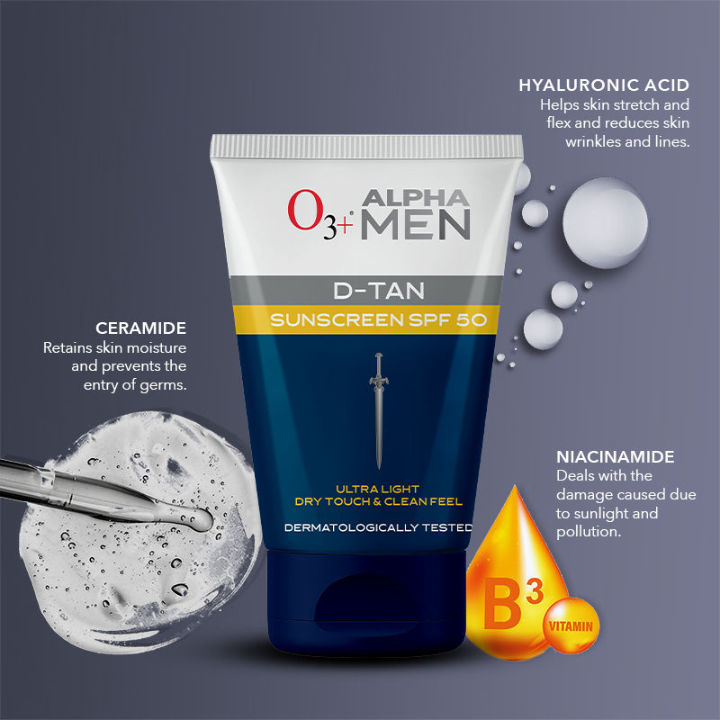 Alpha Men D-Tan Sunscreen SPF 50