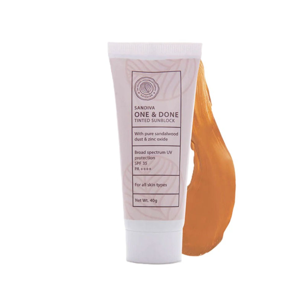 One & Done Tinted Sunscreen With Zinc Oxide, SPF 35 PA++++, No White Cast - Tint No. 33