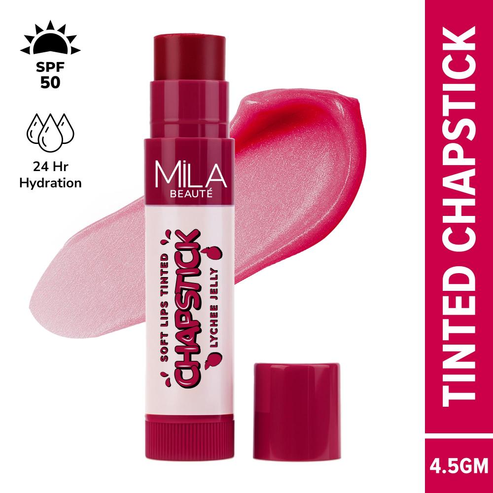 soft Lips Tinted Chapstick With 24 Hrs Hydration - Lychee Jelly