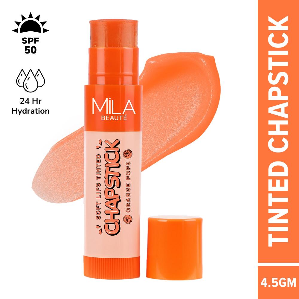 soft Lips Tinted Chapstick With 24 Hrs Hydration - Orange Pops