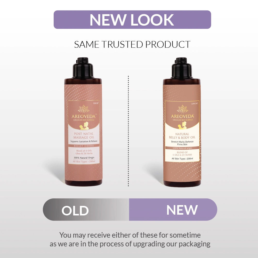 Post Natal Massage Oil For Moms To Relax, Nourish & Brighten Skin, Non-Greasy