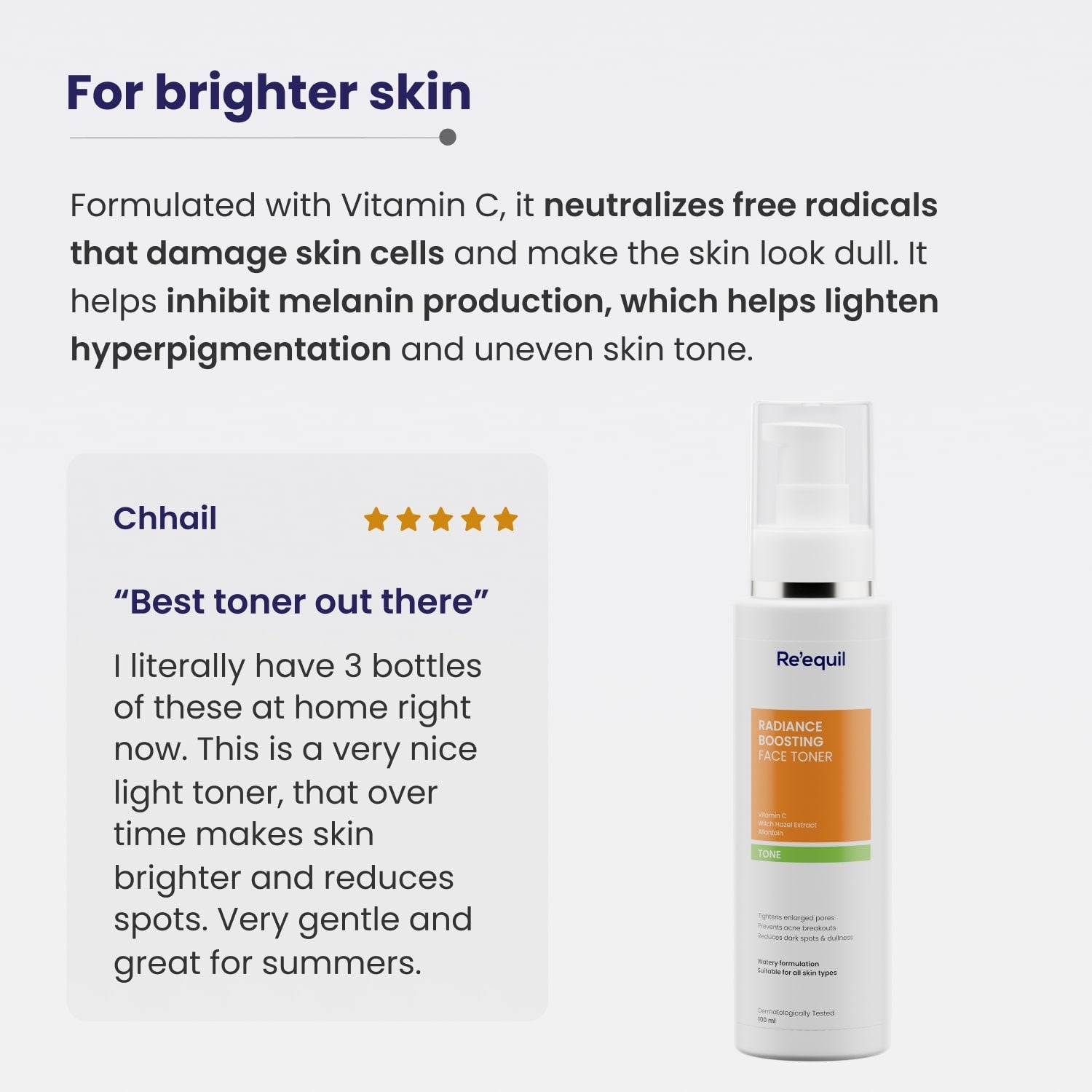Radiance Boosting Face Toner