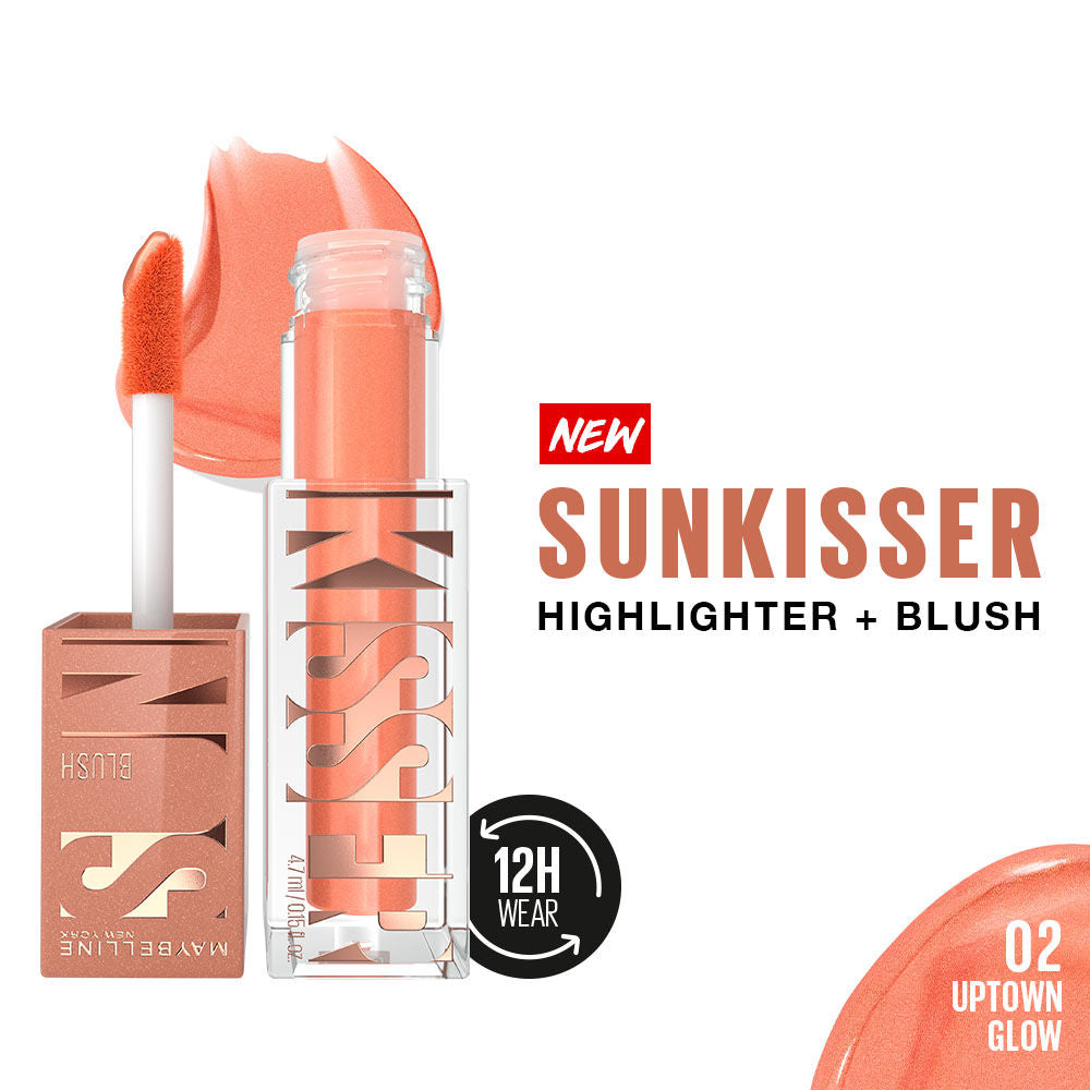 Sunkisser Highlighter + Blush - Uptown Glow