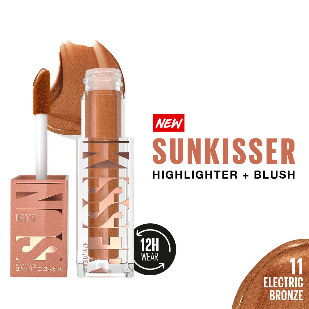 Sunkisser Highlighter + Blush - Electric Bronze