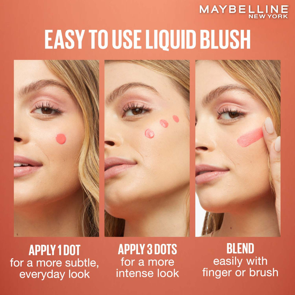 Maybelline Sunkisser Hazy Matte Blush, 12HR Sunkissed Cheeks, Transfer & Sweat-proof, Pink Mirage