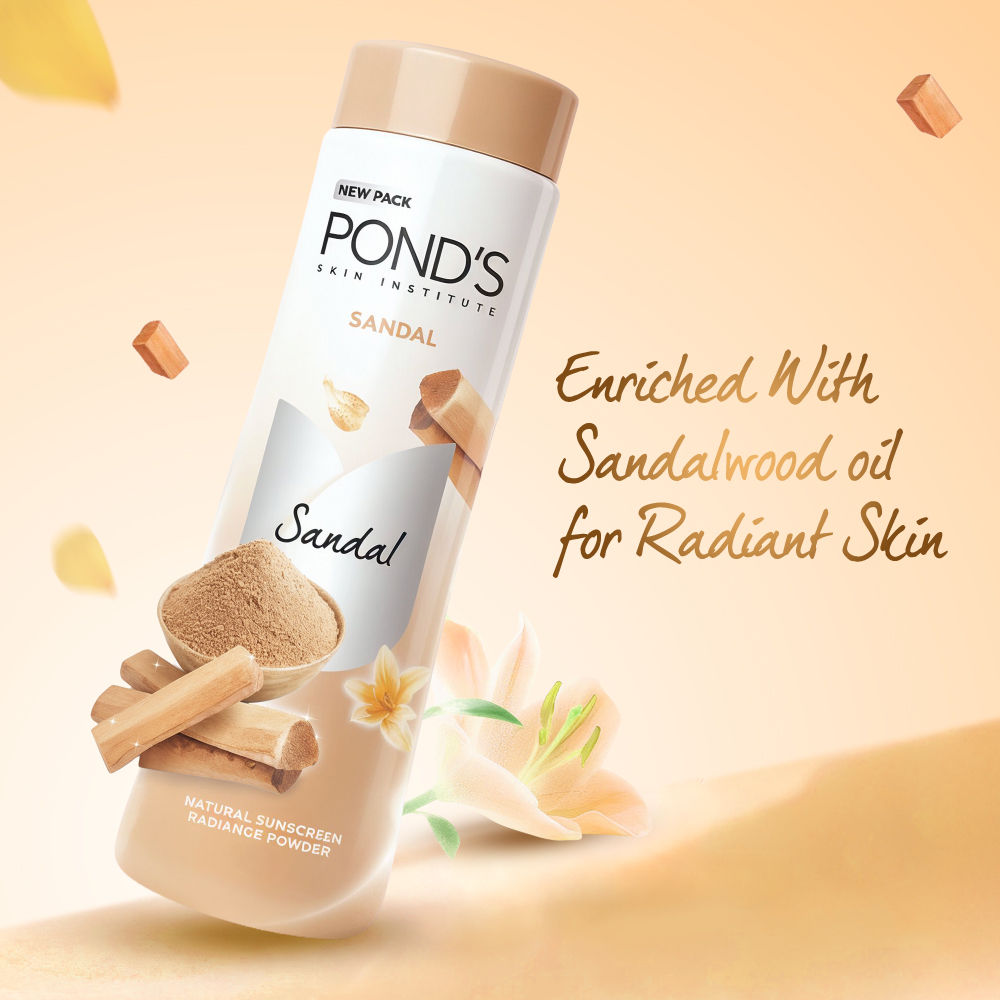 Sandal Radiance Talcum Powder Natural Sunscreen