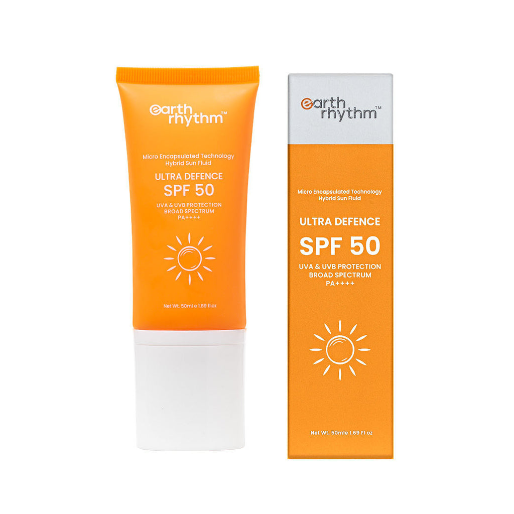 Ultra Defence Hybrid Sun Fluid SPF 50, Broad Spectrum, UVA UVB Protection, PA++++