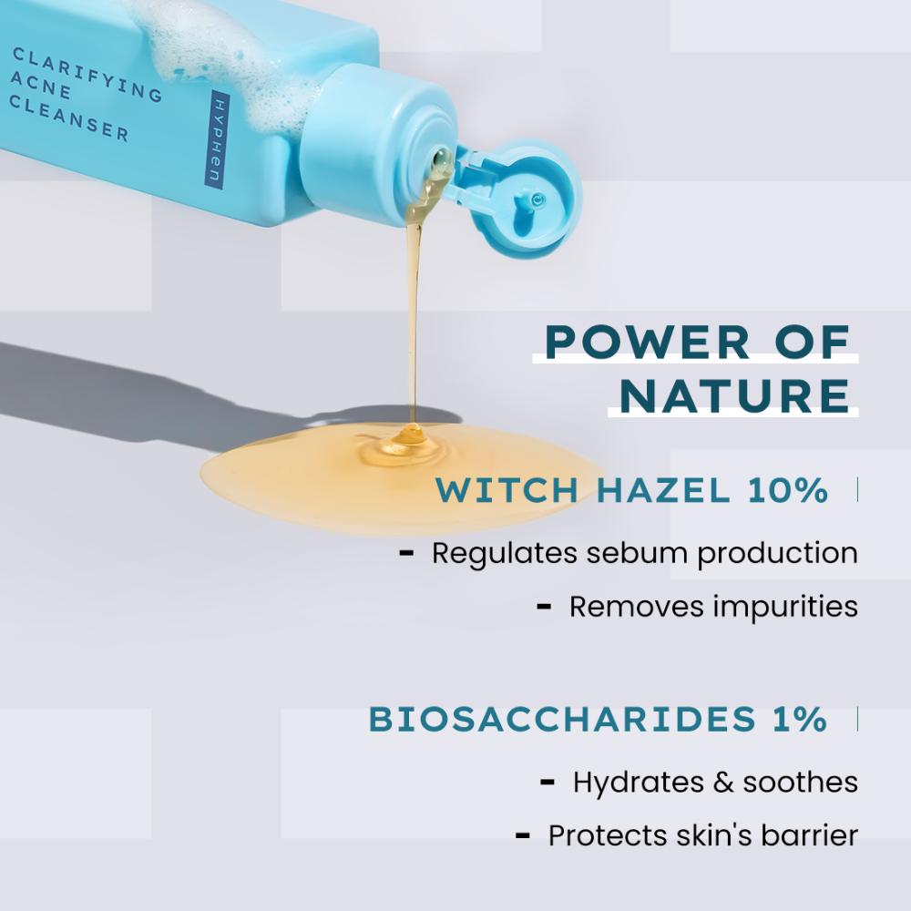 Clarifying Acne Cleanser With 2% Salicylic Acid, Anti-Acne Face Wash For Oil Control