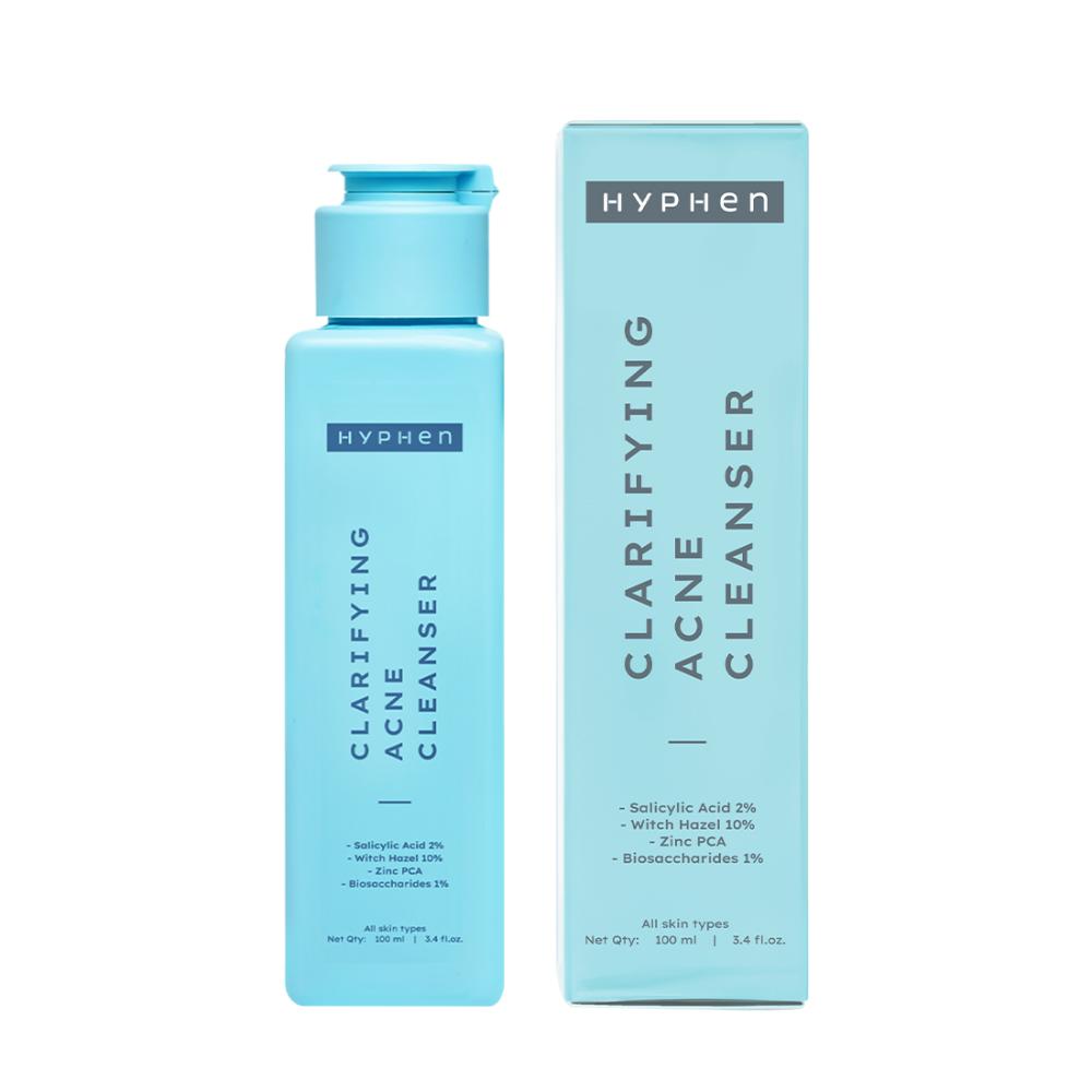 Clarifying Acne Cleanser With 2% Salicylic Acid, Anti-Acne Face Wash For Oil Control