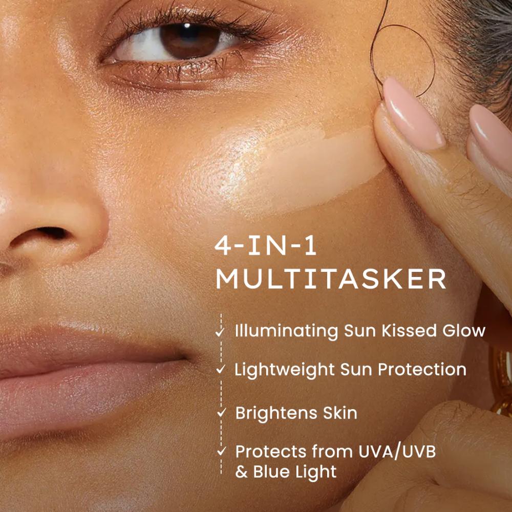 Golden Hour Glow Sunscreen SPF 50 PA++++ for Dewy & Bright Skin High UVA/B Protection