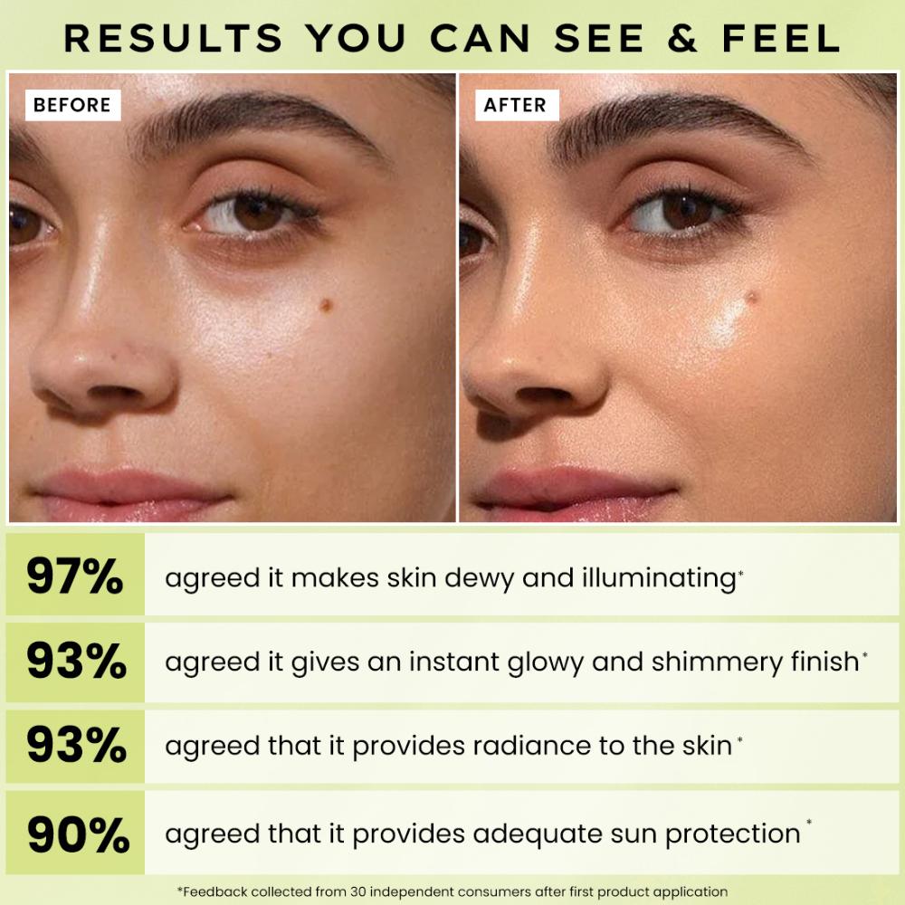 Golden Hour Glow Sunscreen SPF 50 PA++++ for Dewy & Bright Skin High UVA/B Protection
