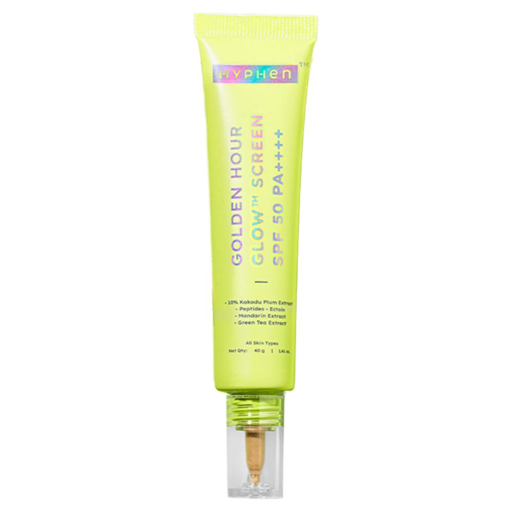 Golden Hour Glow Sunscreen SPF 50 PA++++ for Dewy & Bright Skin High UVA/B Protection