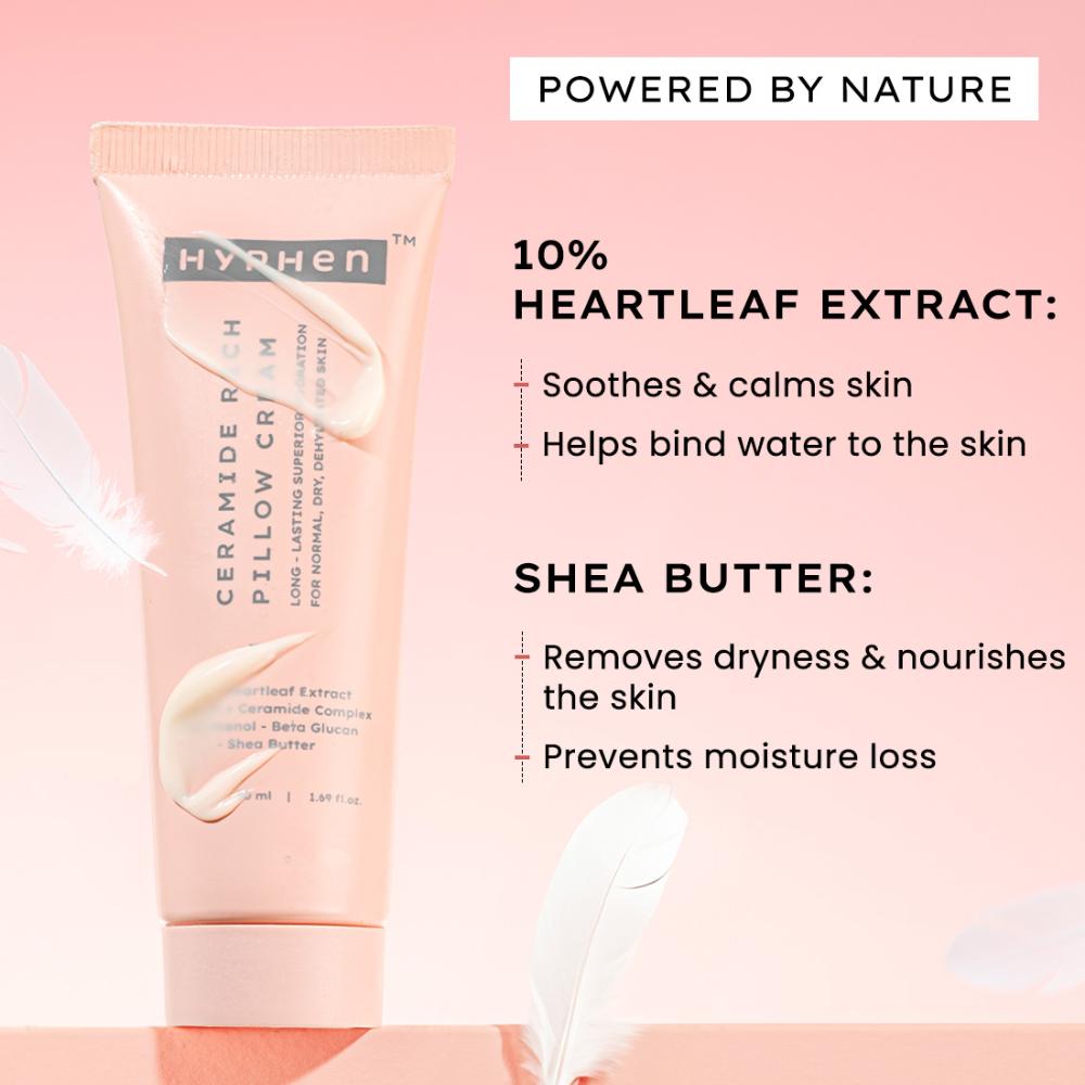 10% Heartleaf & 7% Ceramides-NMF Face Moisturizer| Rich Pillow Cream For Hydration