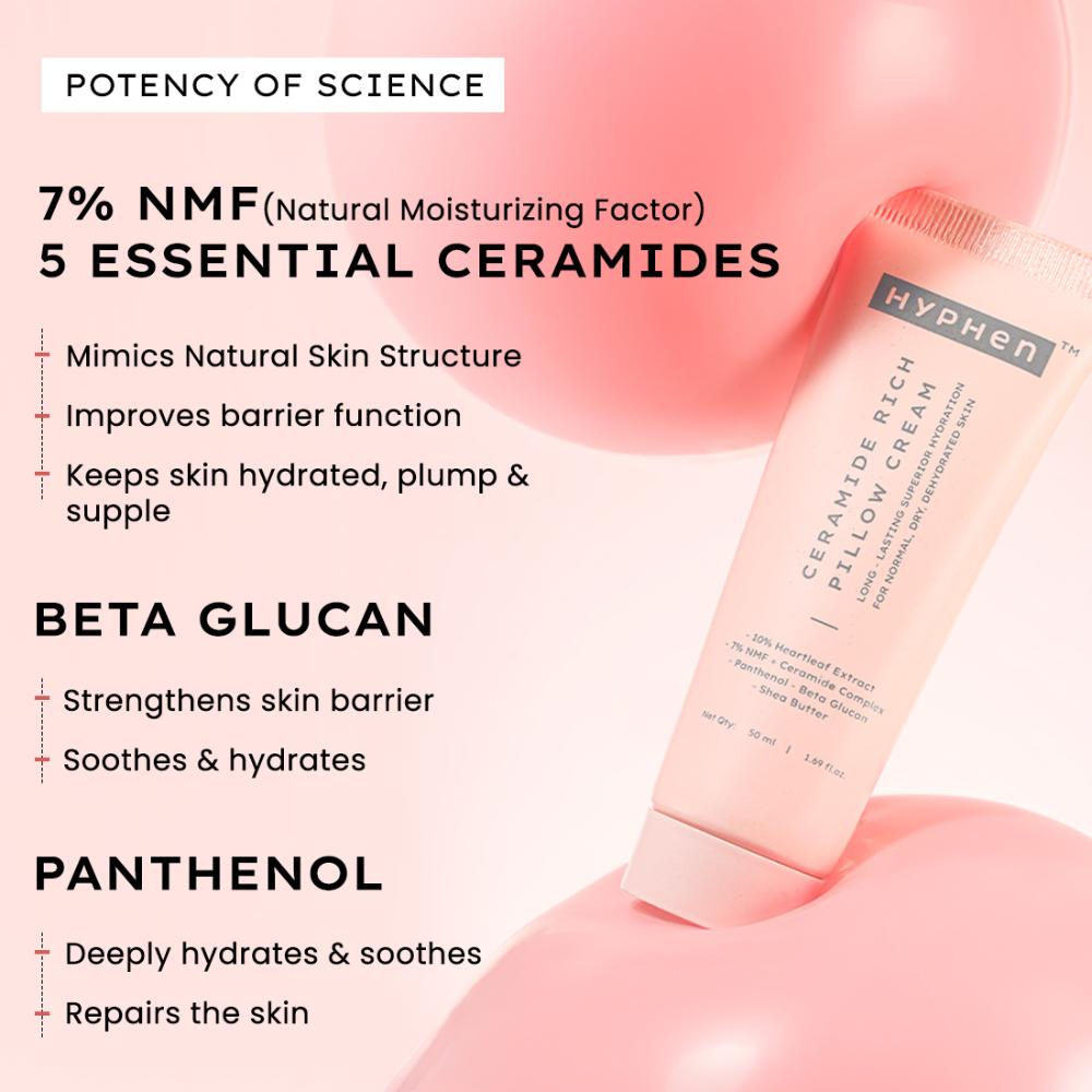 10% Heartleaf & 7% Ceramides-NMF Face Moisturizer| Rich Pillow Cream For Hydration