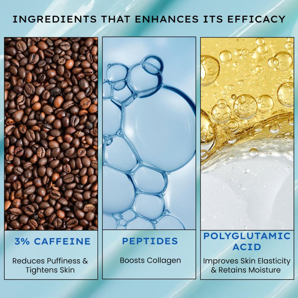 Ice Dunk Cooling Face Mask - 31% Cooling Actives, 3% Caffeine - Instant Depuff