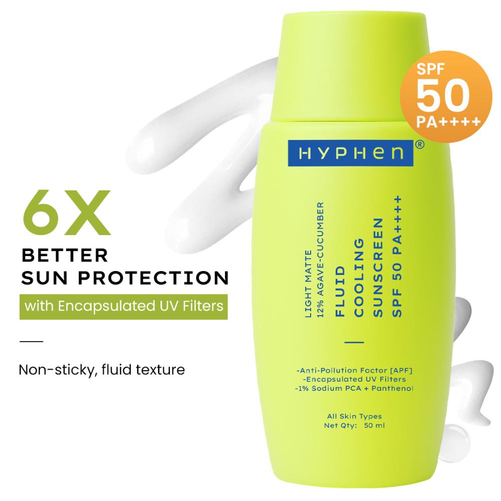Fluid Cooling Sunscreen SPF 50 PA++++ With Encapsulated UV Filter