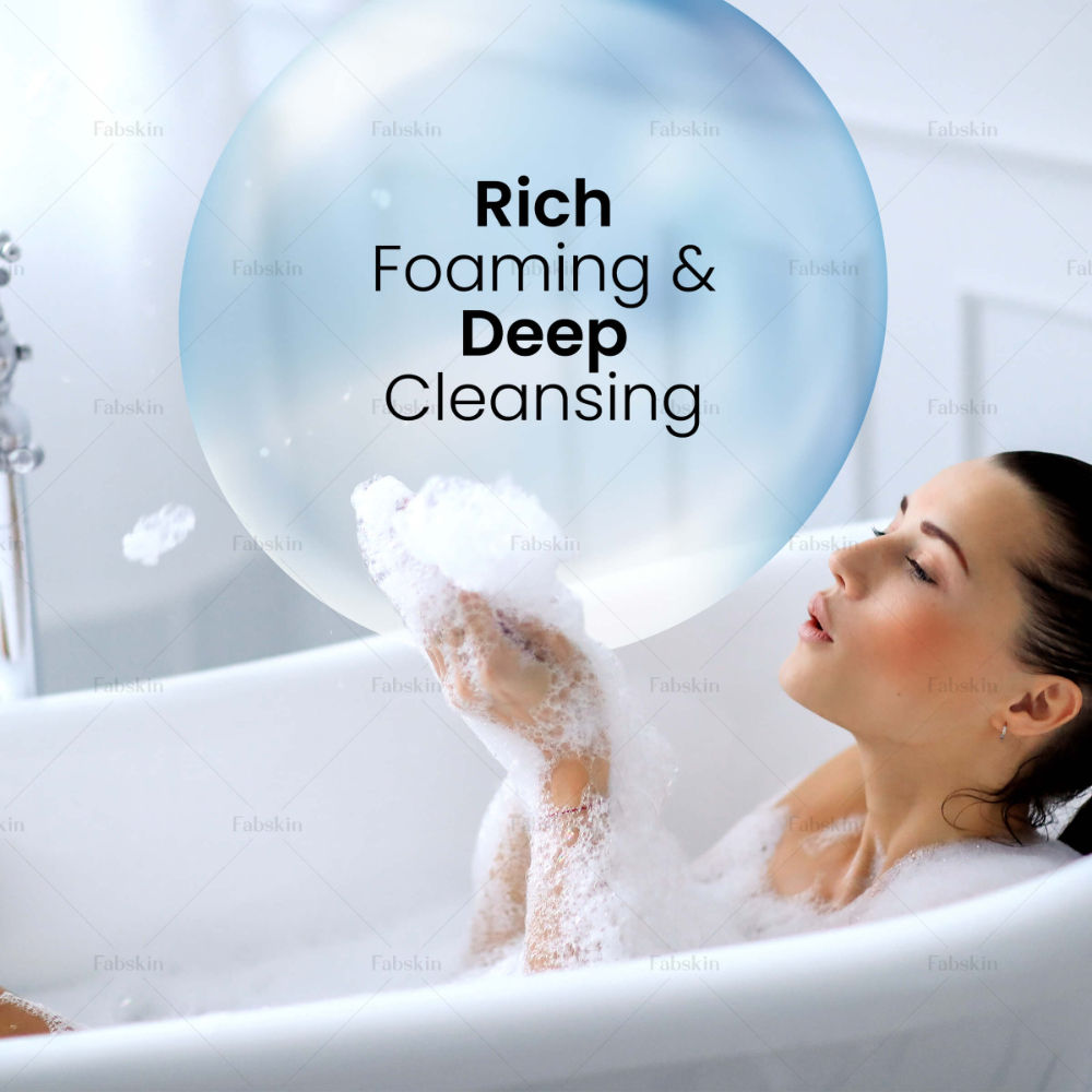 Luxury Bathing Back Scrubber Loofah Belt - Strechable 9 Knots Bath Sponge