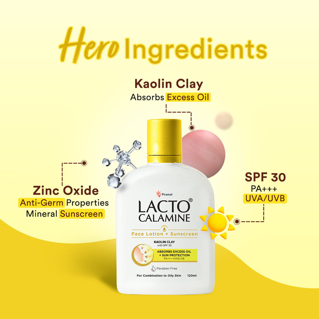Skin & Body Lotion Moisturizer + SPF 30 PA+++ UVAUVB With Kaolin Clay