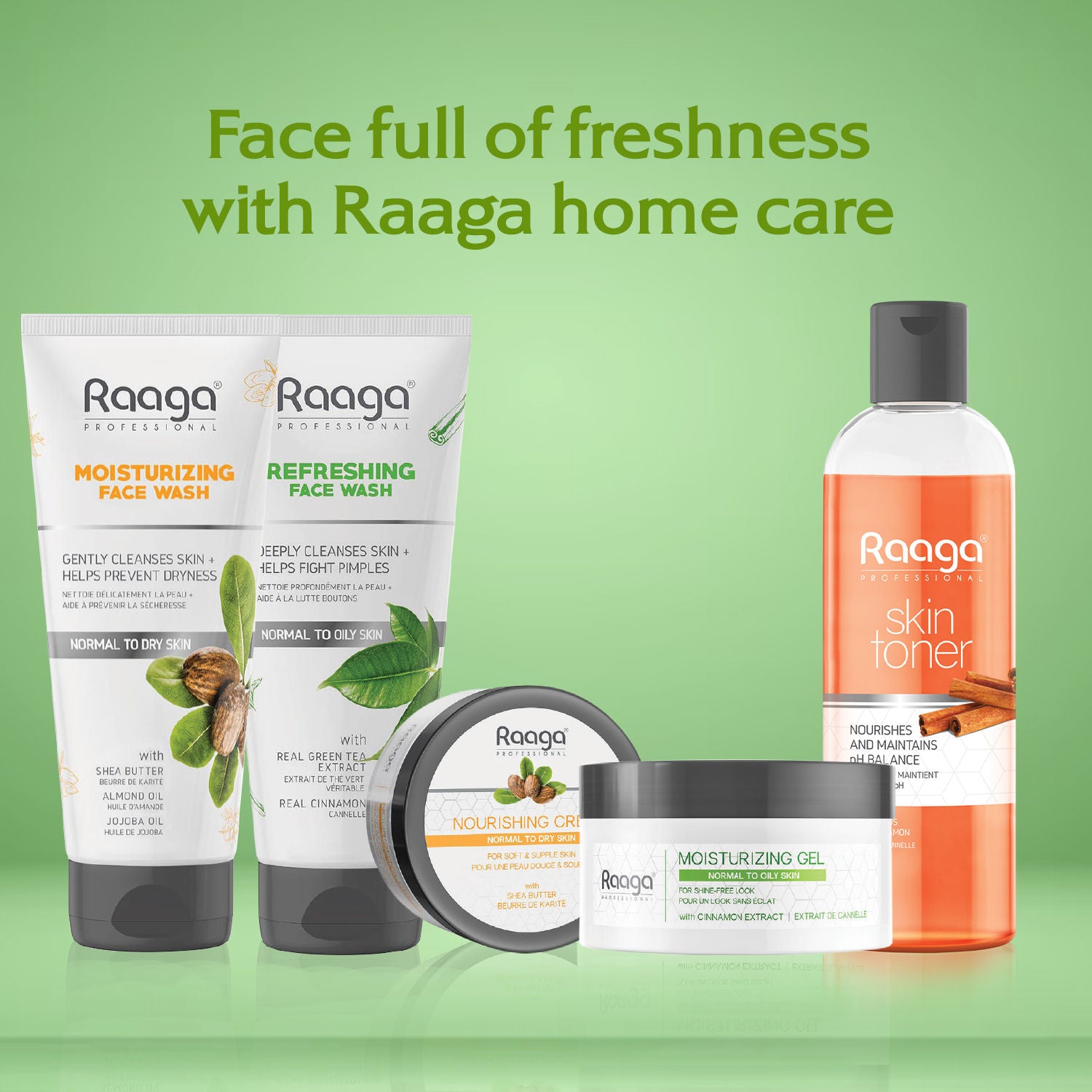 Refreshing Face Wash, Salicylic Acid & Green Tea Extract For Normal To Oily Skin
