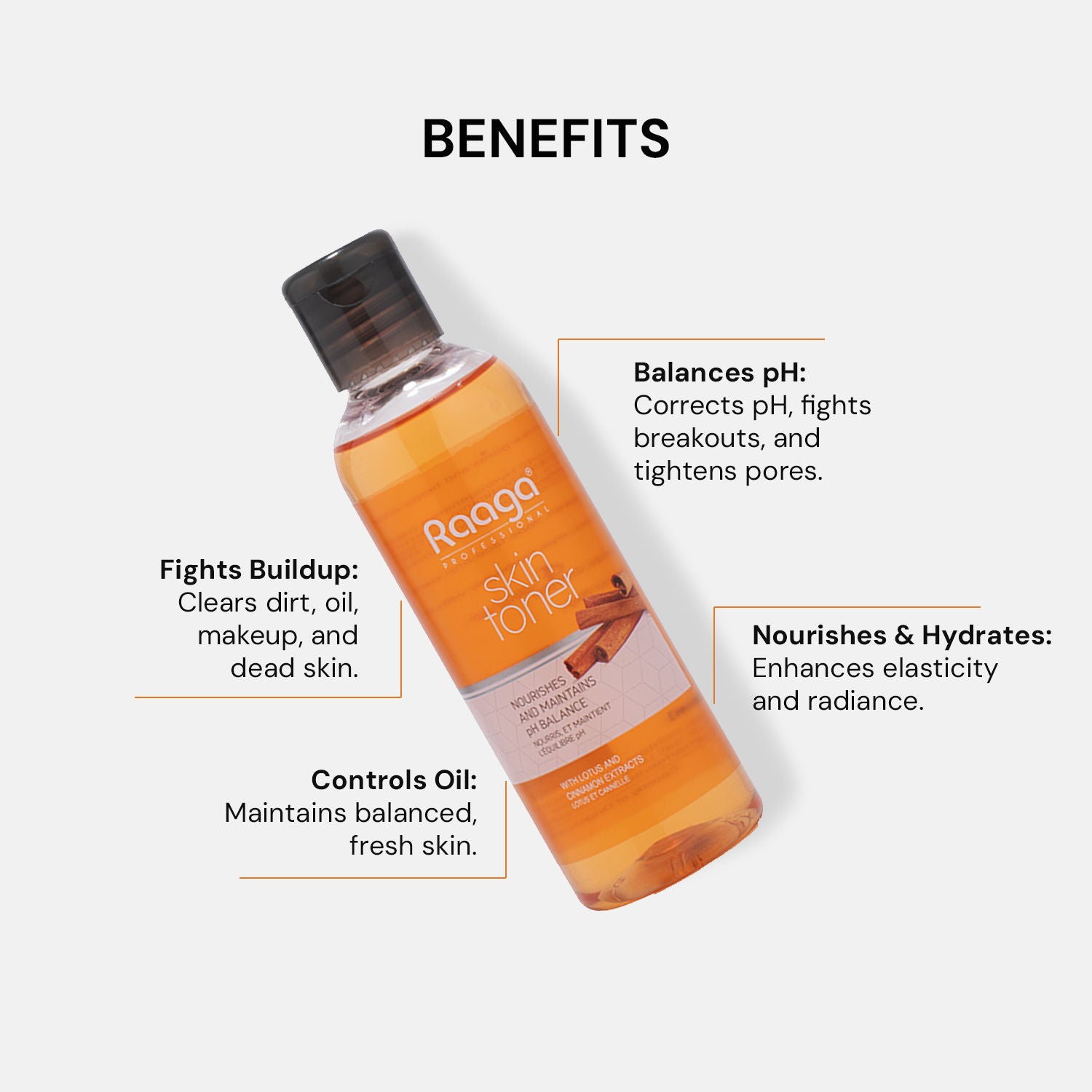 Skin Toner With Lotus And Cinnamon Extracts
