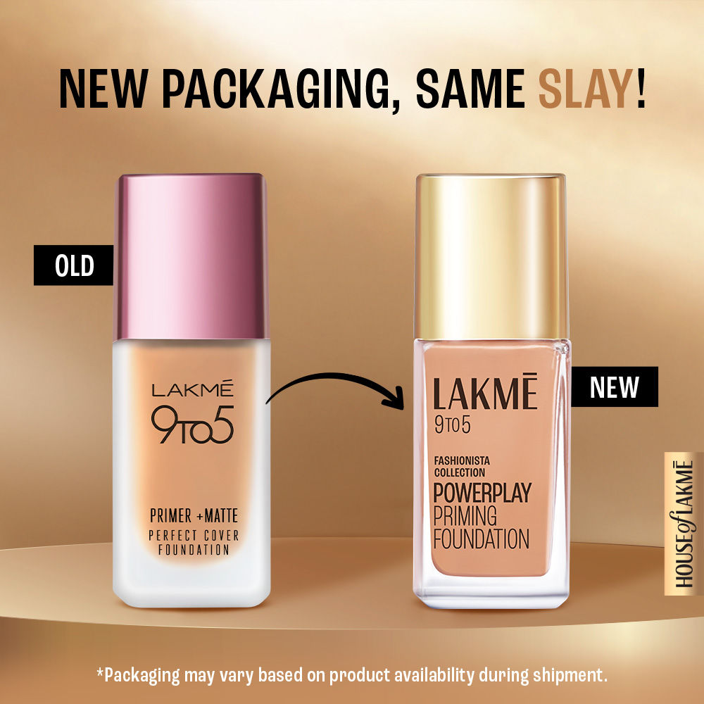 9 To 5 Powerplay Priming Foundation, Built In Primer, Long-Lasting, SPF 20