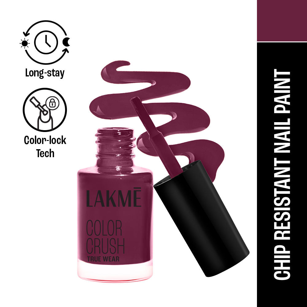 True Wear Color Crush Nail Polish, Long Lasting & Vibrant Nail Paint - 16