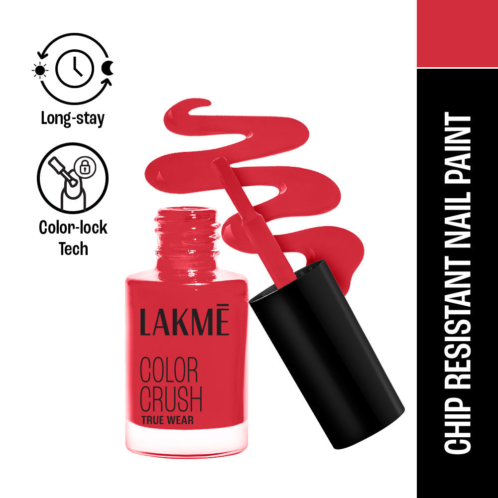 True Wear Color Crush Nail Polish, Long Lasting & Vibrant Nail Paint - 24