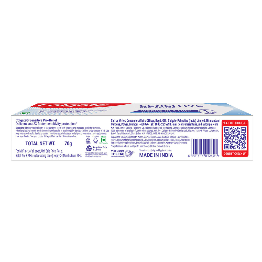 Sensitive Plus Toothpaste with Pro Argin Formula