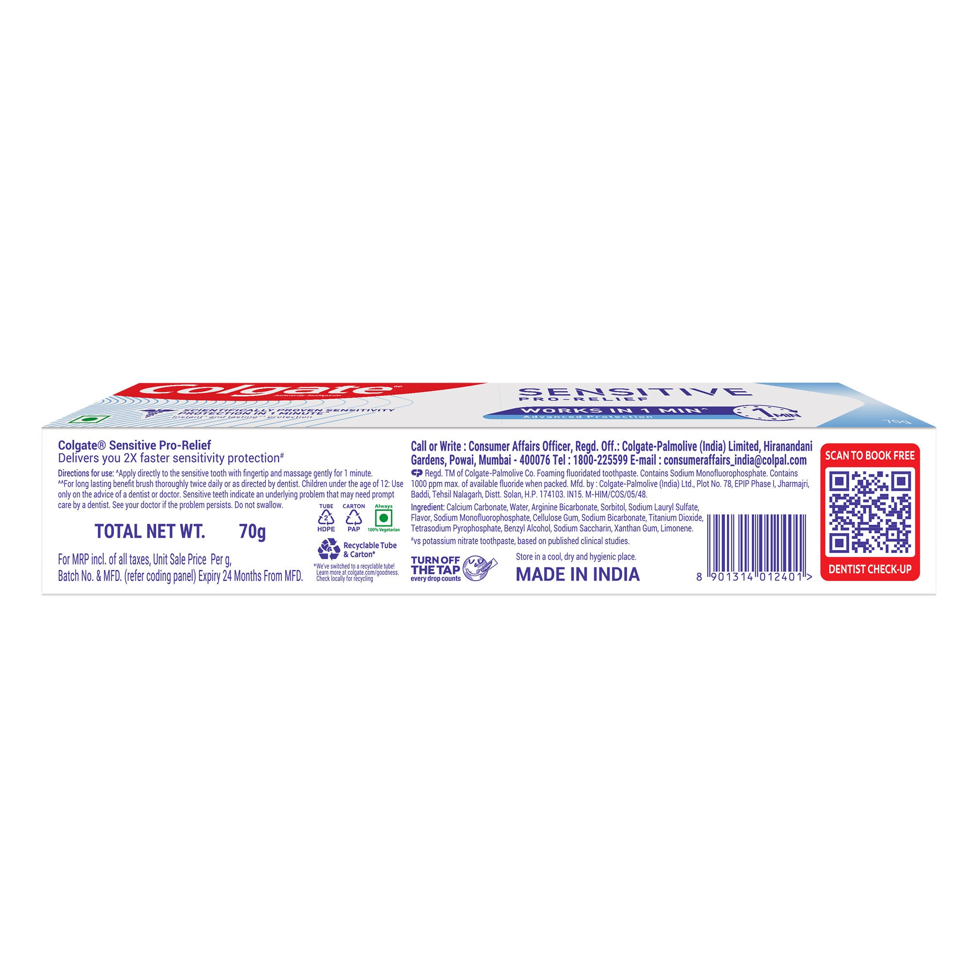 Sensitive Plus Toothpaste with Pro Argin Formula