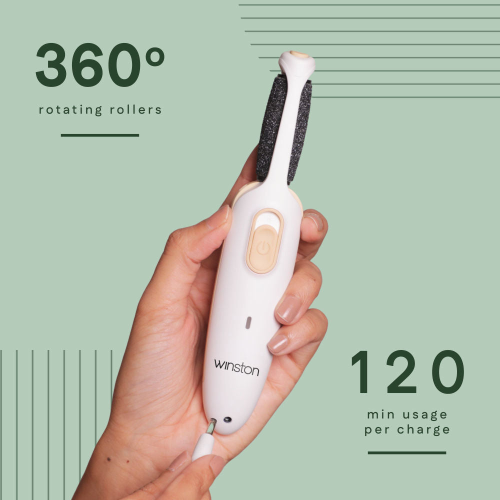 Rechargeable Callus Remover Foot Scrubber for Dead Skin, Pedicure Machine for Smooth Feet