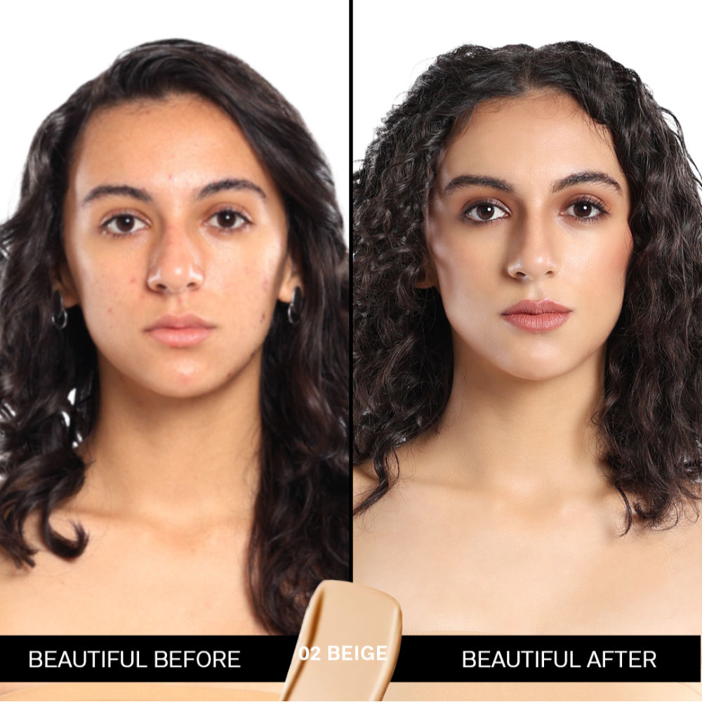 The Base Story Foundation High Coverage Satin Matte Finish Lightweight Waterproof