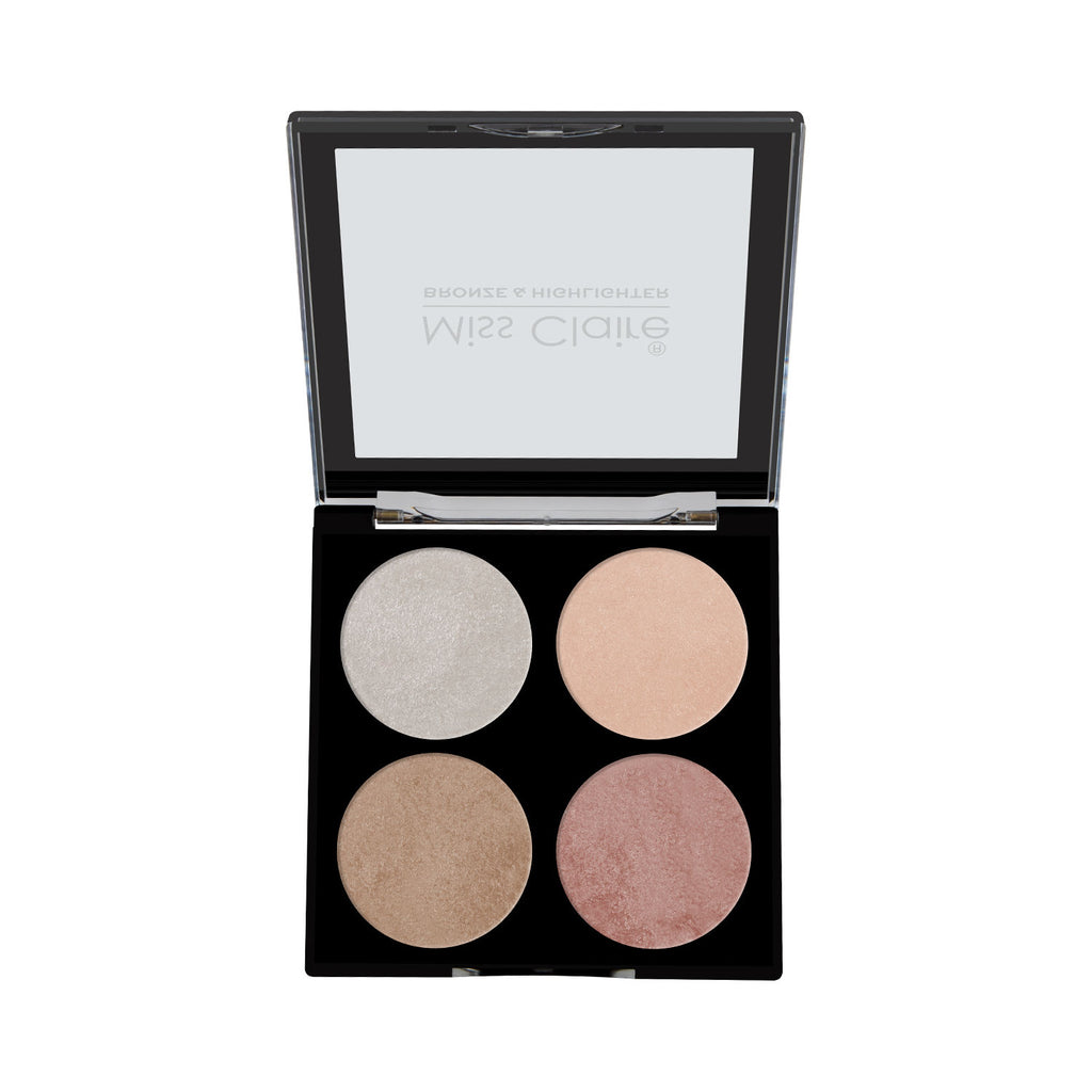 Bronze & Highlighter Makeup Studio Palette - 2