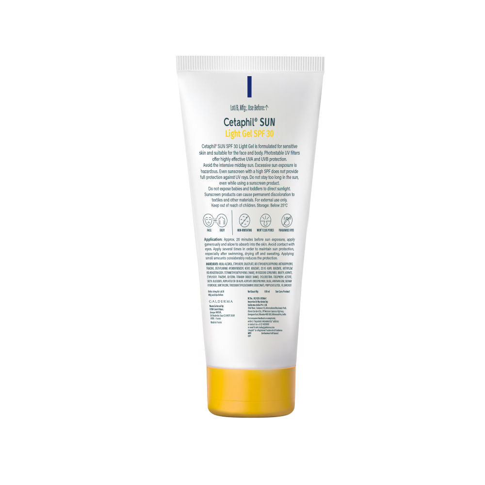 Sun SPF 30 Light Gel Mineral Base For Normal Sensitive & Oily Skin