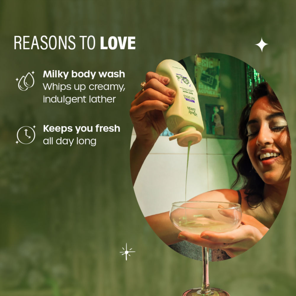 BodyLovin’ Matcha, But Disco Body Wash, Calming & Smoothening, Lactonic Matcha Fragrance