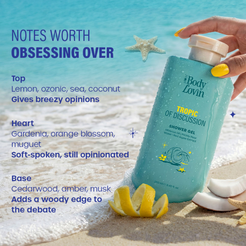 BodyLovin’ Tropic Of Discussion Shower Gel, Firming & Tightening, Fresh Tropical Fragrance