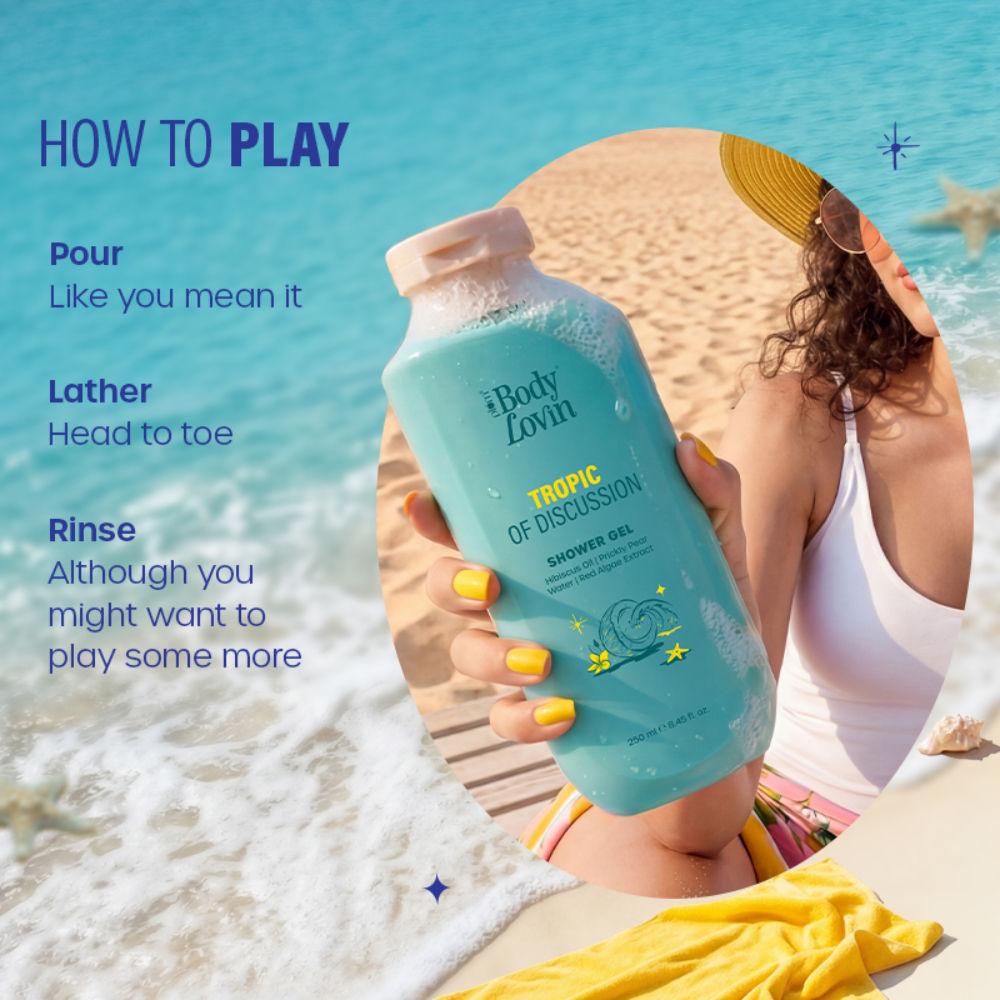 BodyLovin’ Tropic Of Discussion Shower Gel, Firming & Tightening, Fresh Tropical Fragrance