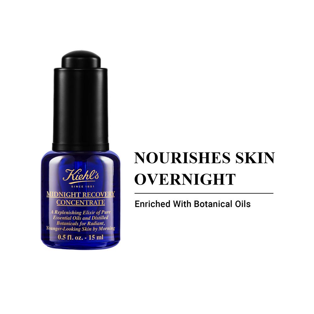 Midnight Recovery Concentrate Serum With Botanical Oil Blend For Radiant Skin