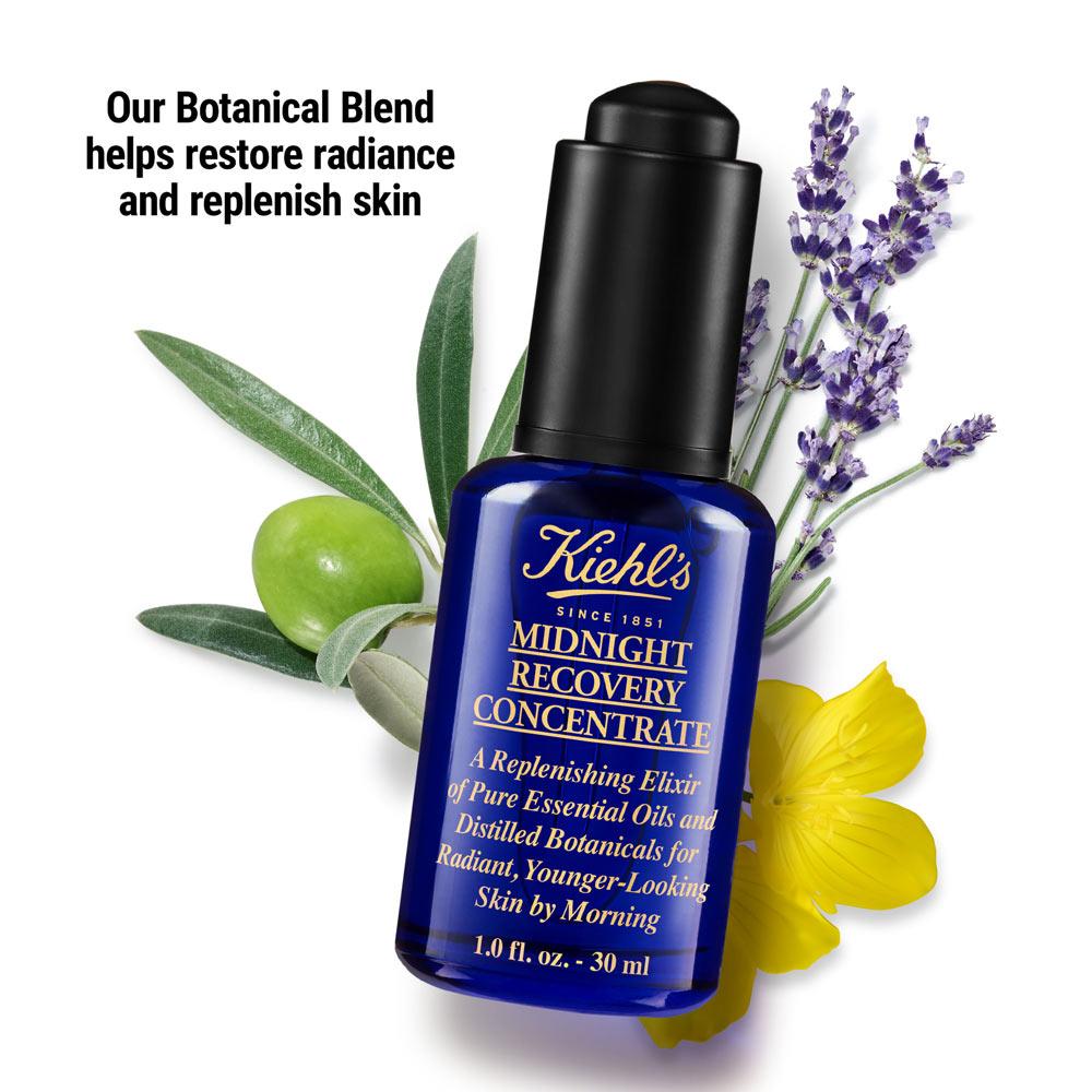 Midnight Recovery Concentrate Serum With Botanical Oil Blend For Radiant Skin