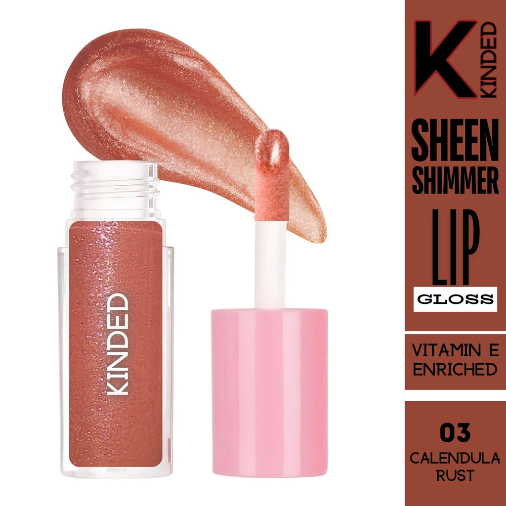 Sheen Shimmer Lip Gloss - 03 Calendula Rust