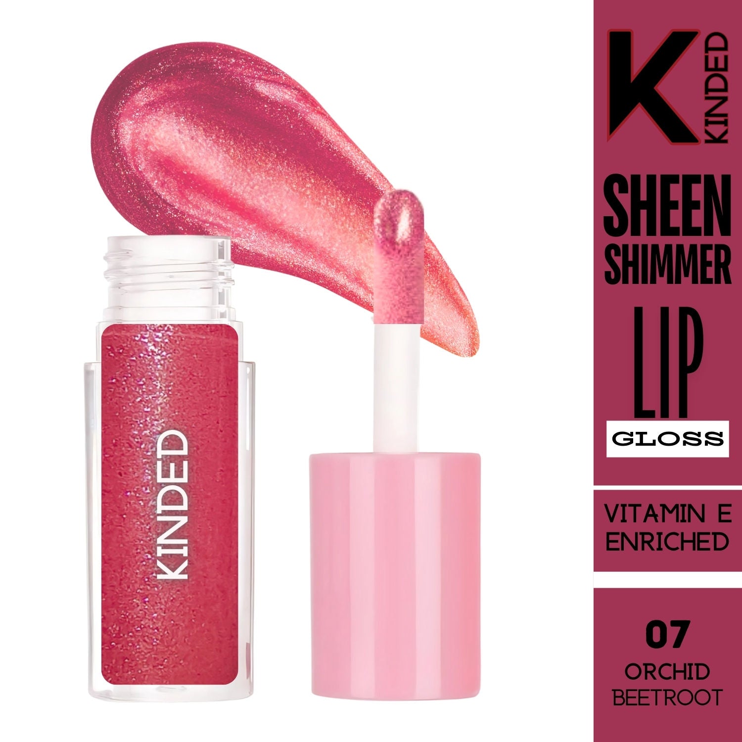 Sheen Shimmer Lip Gloss - 07 Orchid Beetroot