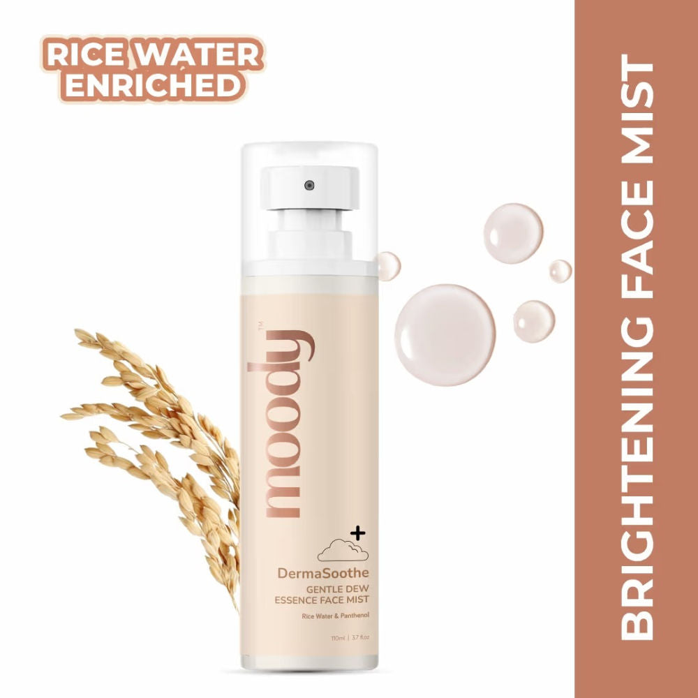 Dermasoothe Rice Water Face Mist Toner For Bright Dewy Glow & Barrier Repair