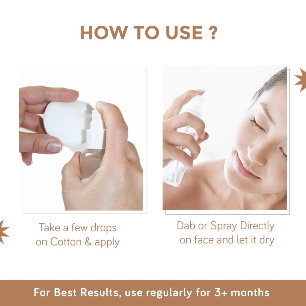 Dermasoothe Rice Water Face Mist Toner For Bright Dewy Glow & Barrier Repair