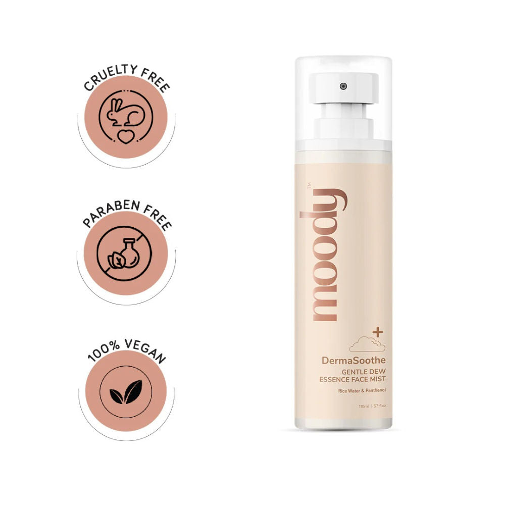 Dermasoothe Rice Water Face Mist Toner For Bright Dewy Glow & Barrier Repair