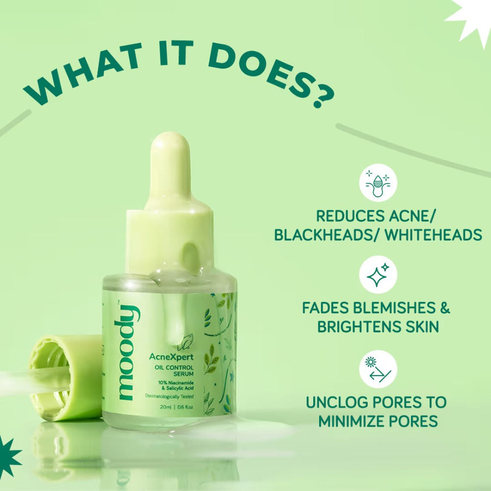 Acnexpert Face Serum For Oily Skin With Niacinamide 10% , Salicylic Acid & Azelaic Acid