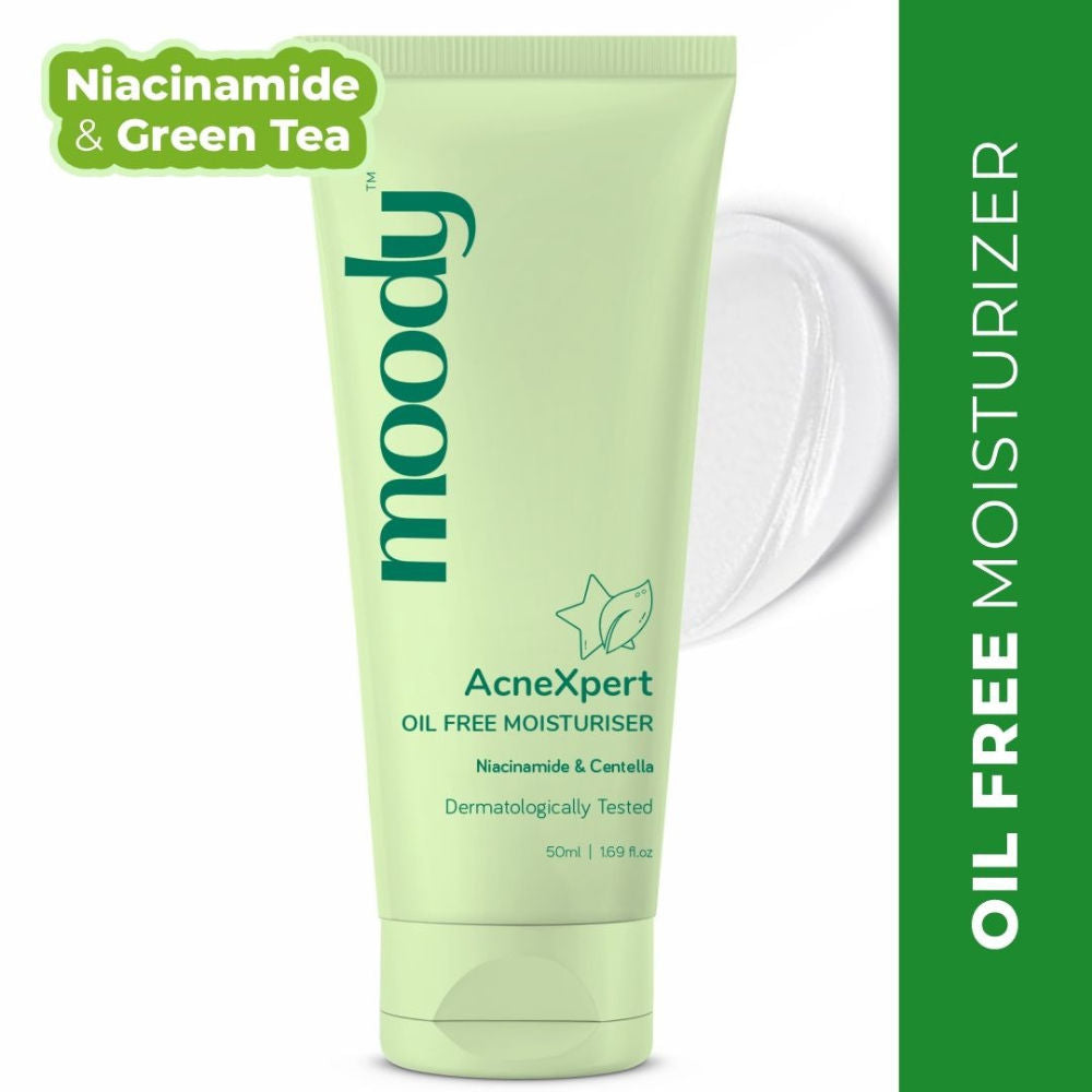 AcneXpert Oil Free Moisturizer with Niacinamide & Green Tea for Oily & Acne Prone Skin
