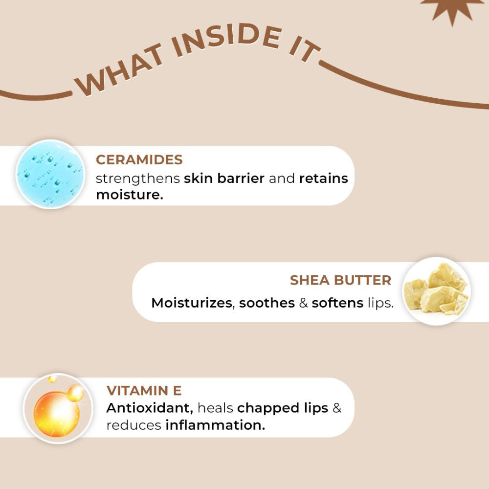 Dermasoothe Lip Treatment Balm with Ceramides & Peptides For Hydration & Anti-Pigmentation