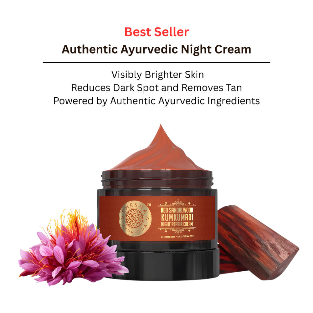 Red Sandalwood Skin Brightening & Night Repair Cream