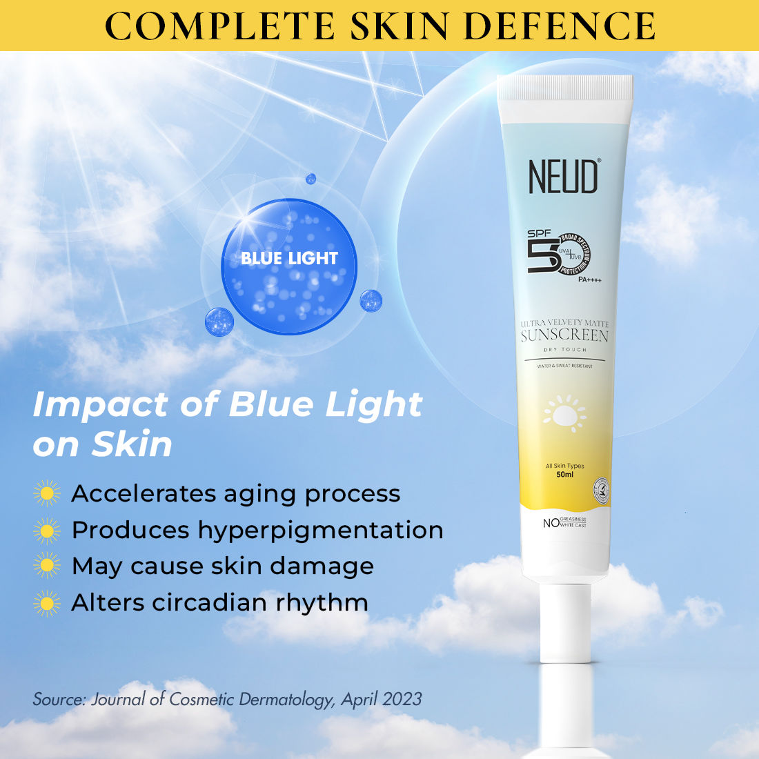Matte Sunscreen SPF 50++++