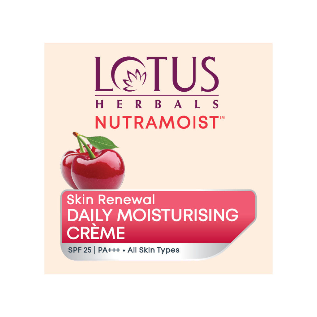 Nutramoist Skin Renewal Daily Moisturising Face Cream, SPF 25 for All Skin Types