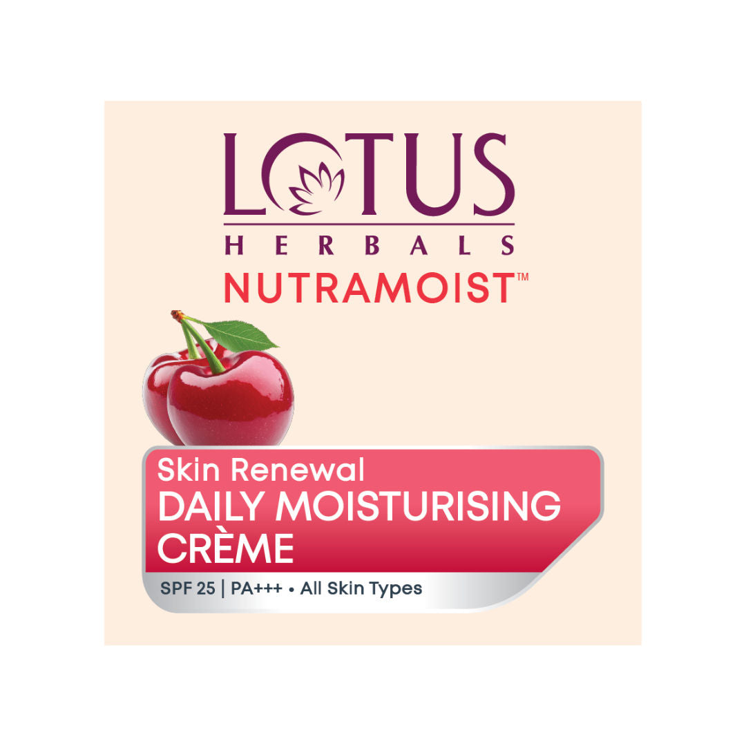 Nutramoist Skin Renewal Daily Moisturising Face Cream, SPF 25 for All Skin Types